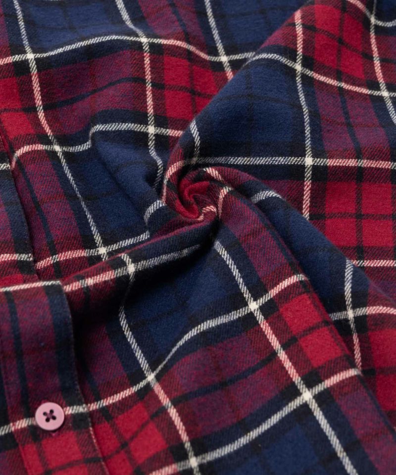 nAvy コットンネルチェックシャツ レディース商品画像-15