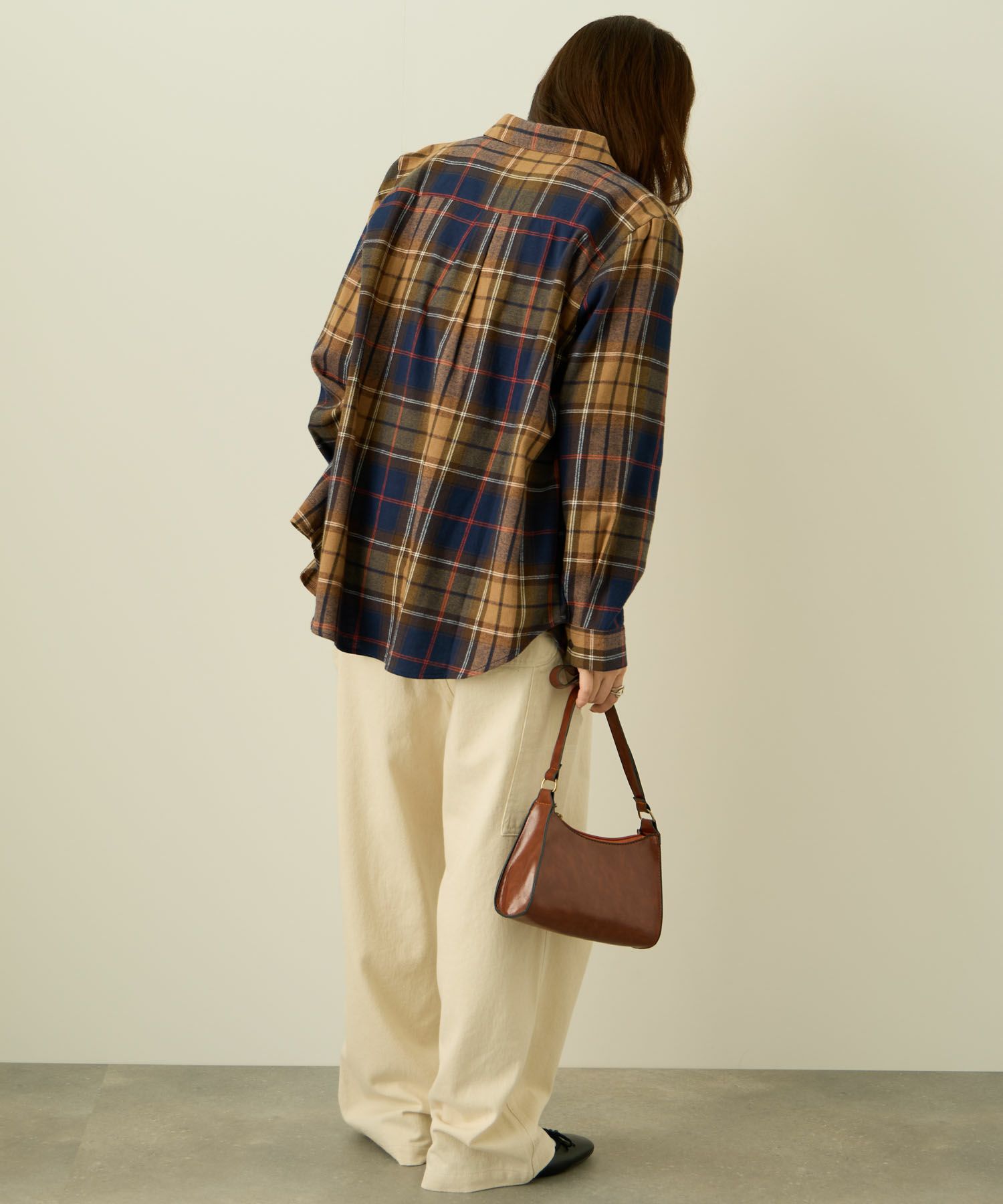 nAvy  コットンネルチェックシャツ レディース商品画像-30