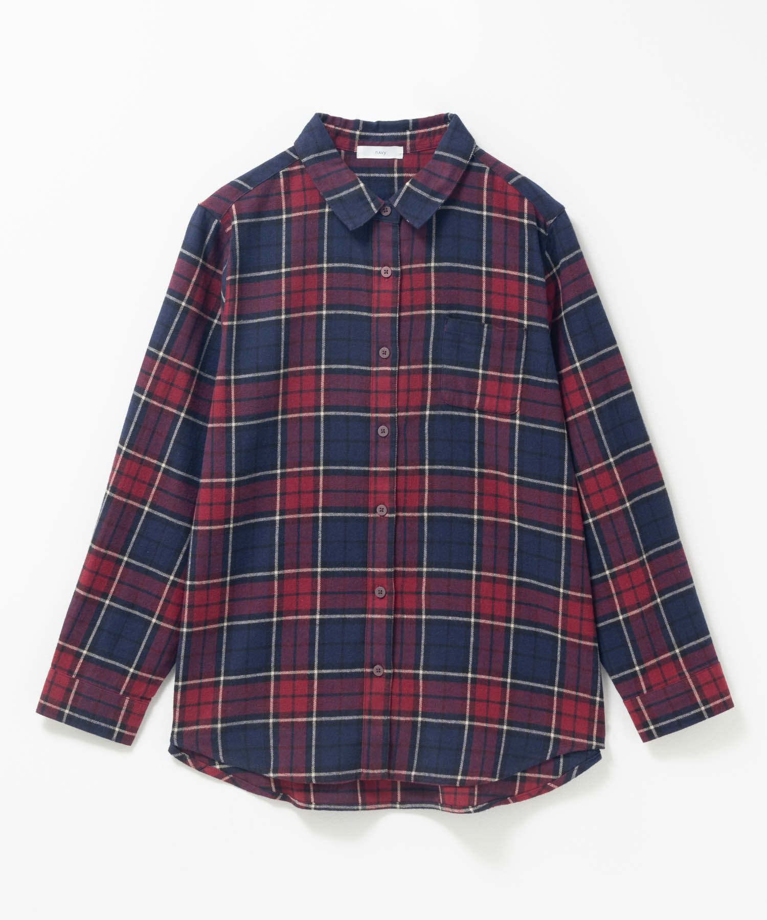 nAvy コットンネルチェックシャツ レディース商品画像-31