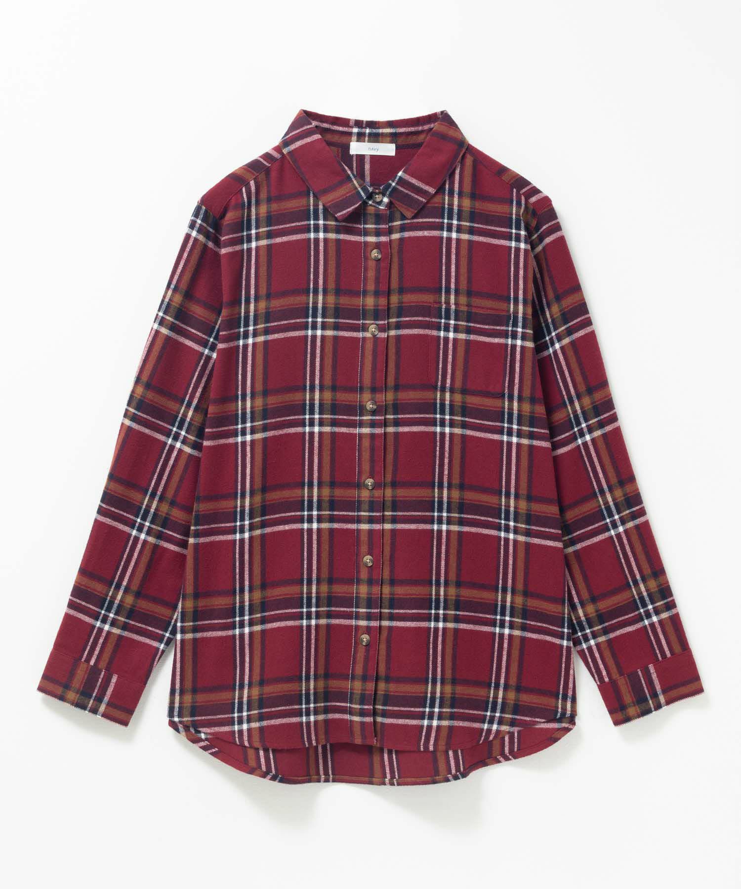 nAvy  コットンネルチェックシャツ レディース商品画像-33
