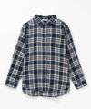 nAvy コットンネルチェックシャツ レディース