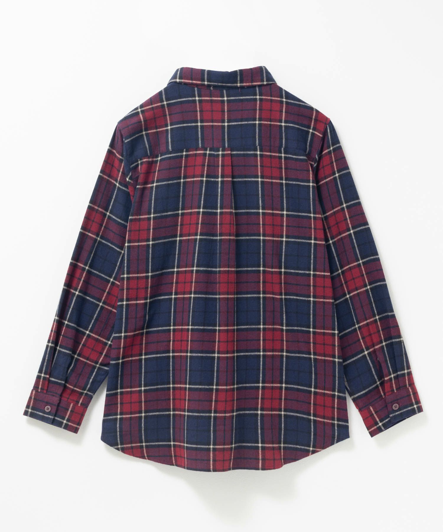 nAvy コットンネルチェックシャツ レディース