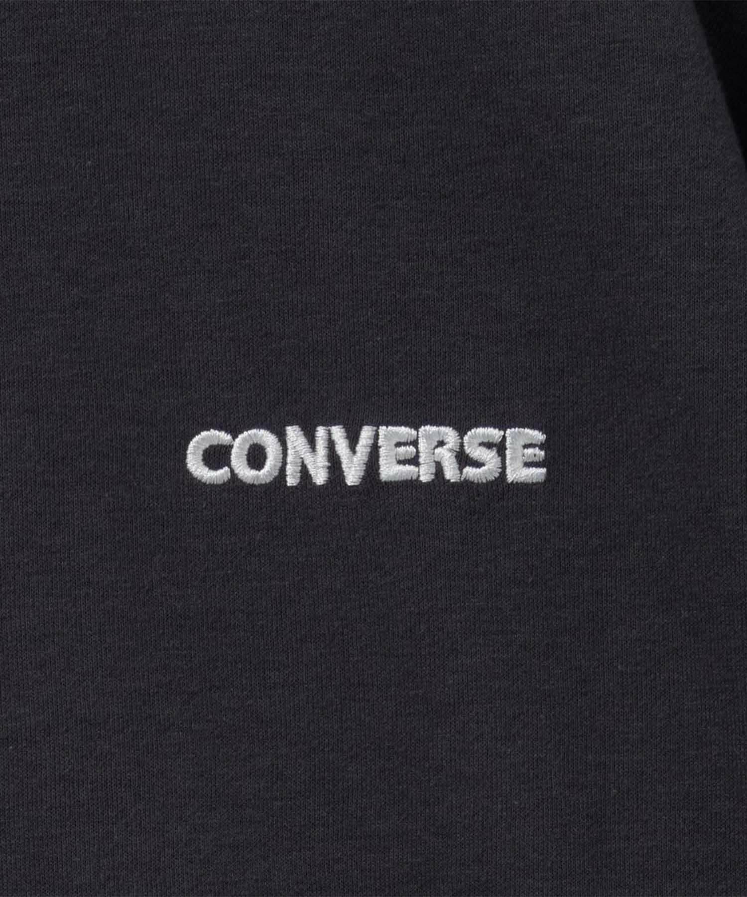 CONVERSE  ポンチ素材 バックシューズ刺繍チュニックTシャツ レディース メール便 対応商品商品画像-9