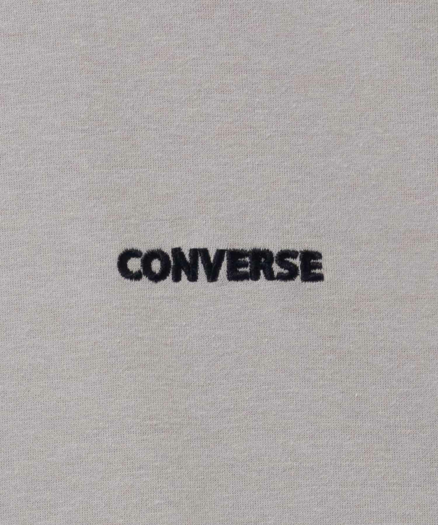 CONVERSE ポンチ素材 バックシューズ刺繍チュニックTシャツ レディース メール便 対応商品