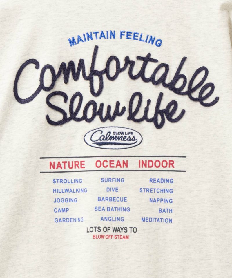 UNDERWRAPS  刺繍ラウンドビッグ7分袖Tシャツ レディース メール便 対応商品商品画像-8