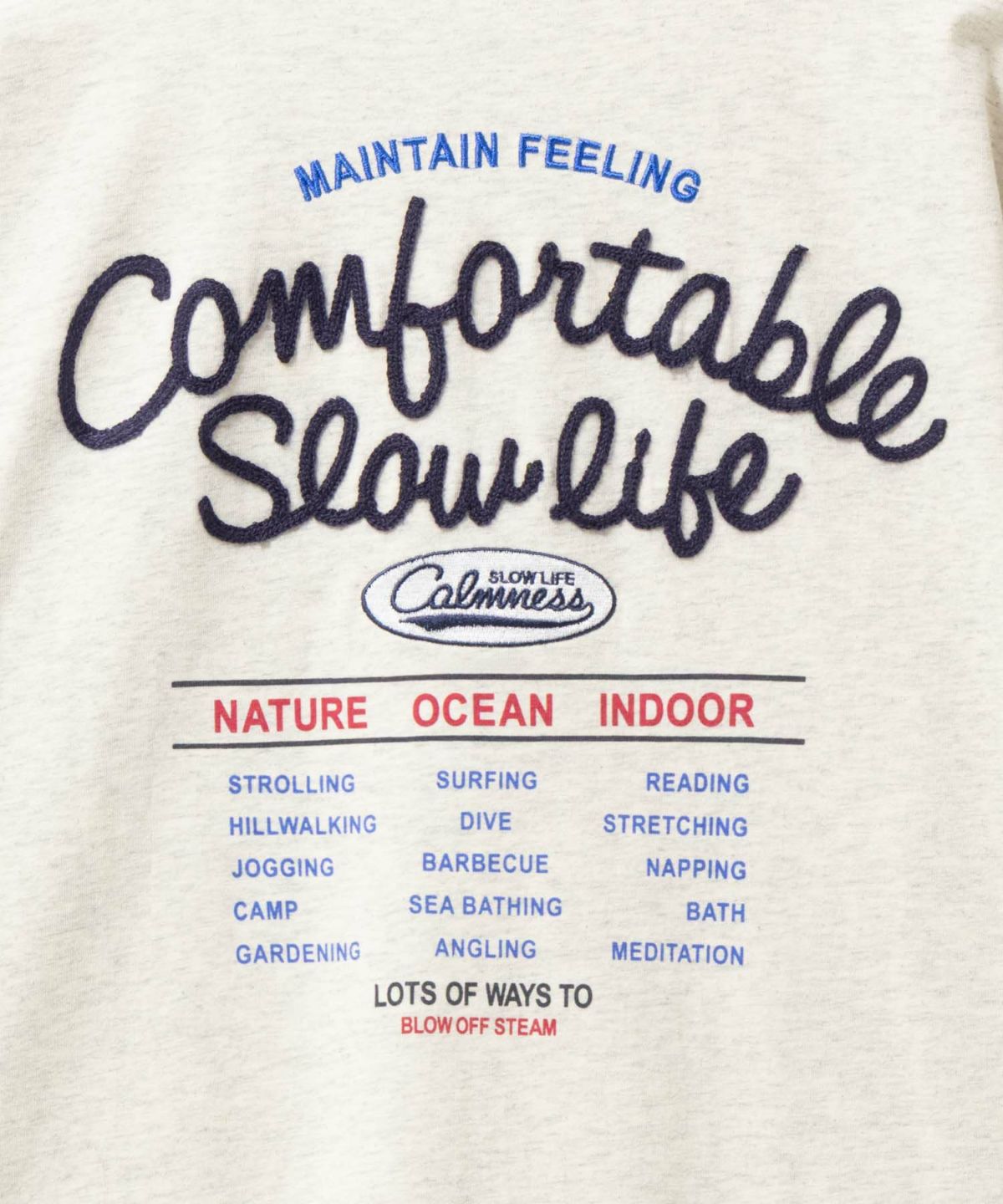 UNDERWRAPS 刺繍ラウンドビッグ7分袖Tシャツ レディース メール便 対応商品