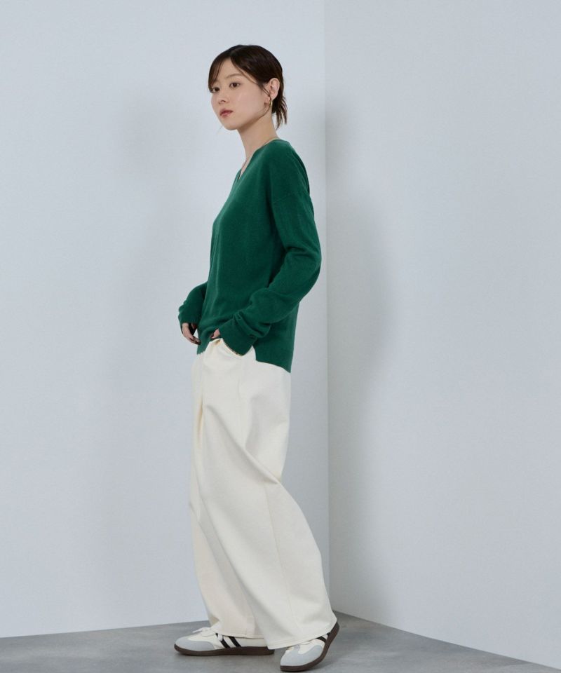 nAvy カシミヤタッチニット Vネック レディース商品画像-21