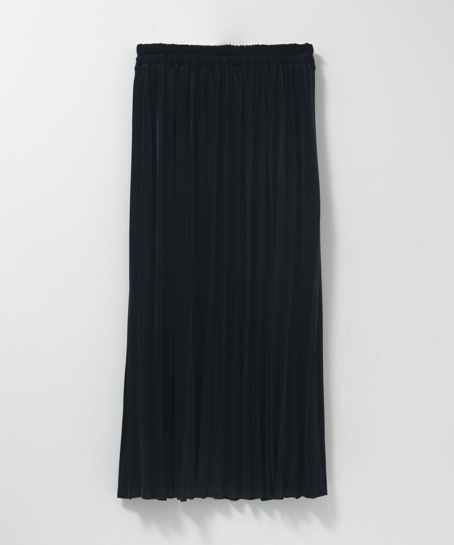 nAvy ベロアプリーツスカート レディース