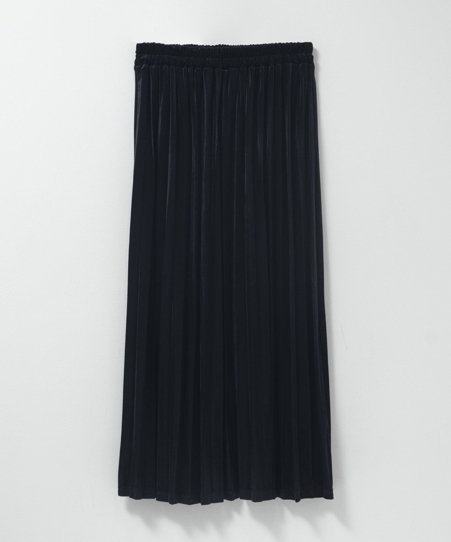 nAvy ベロアプリーツスカート レディース