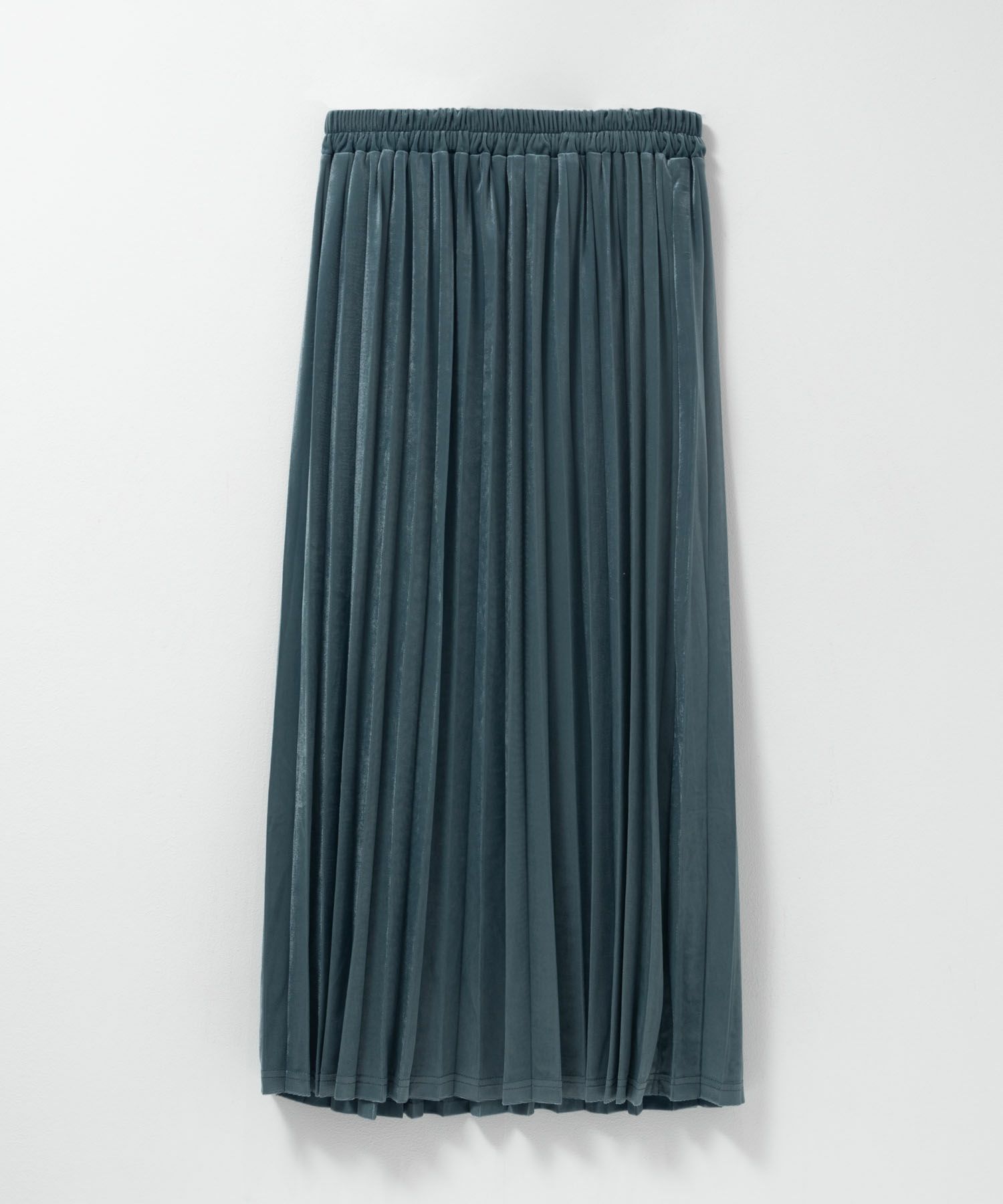 nAvy ベロアプリーツスカート レディース