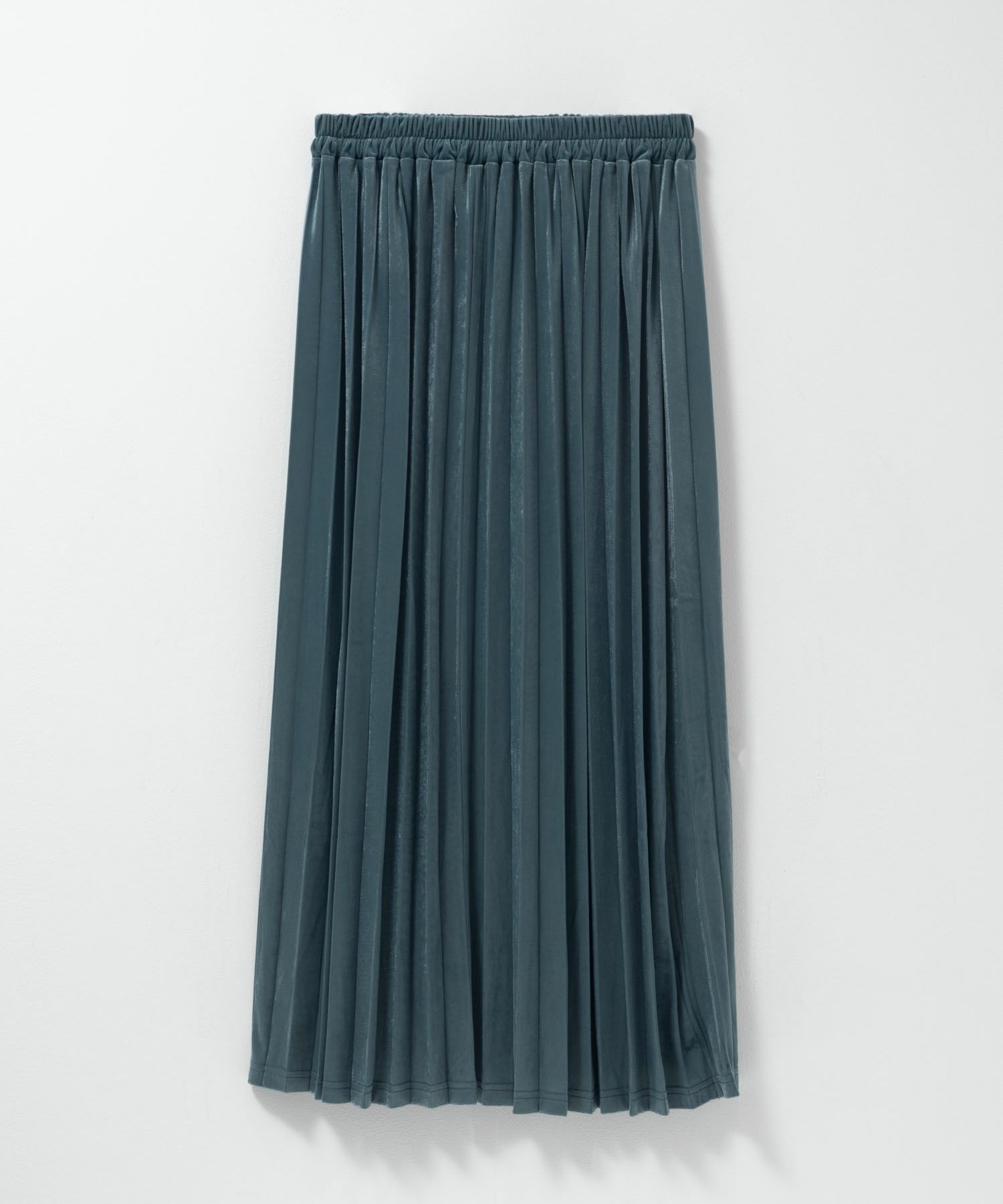 [値下げ]nAvy  ベロアプリーツスカート レディース商品画像-4