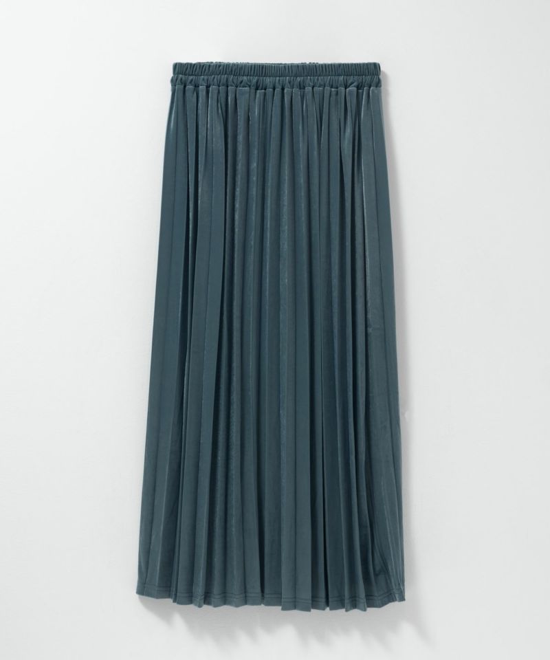 nAvy  ベロアプリーツスカート レディース商品画像-4