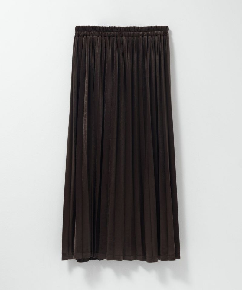 nAvy  ベロアプリーツスカート レディース商品画像-5