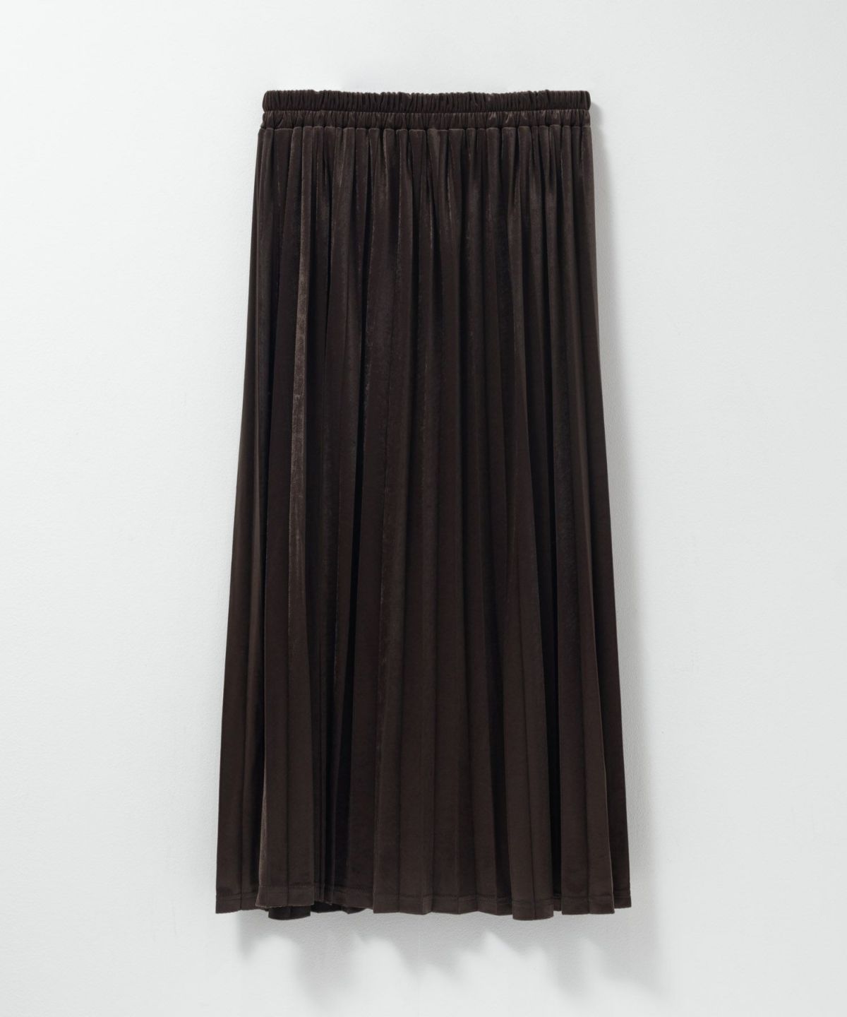 nAvy ベロアプリーツスカート レディース