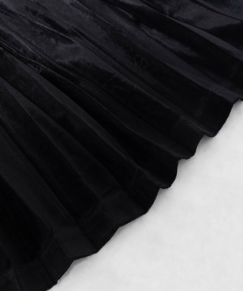 nAvy  ベロアプリーツスカート レディース商品画像-8