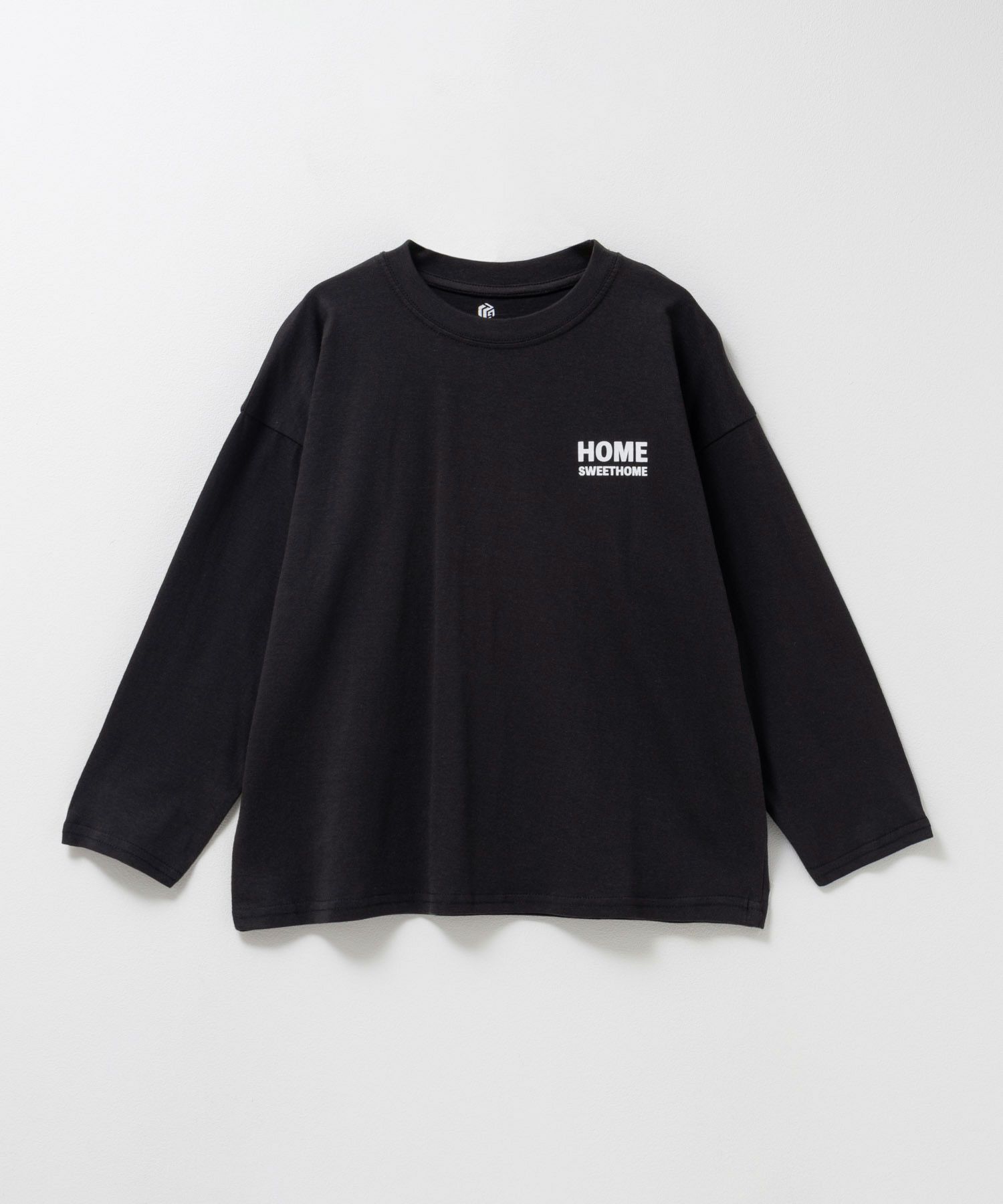 T-GRAPHICS デカロゴ長袖Tシャツ キッズ メール便 対応商品