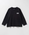 T-GRAPHICS デカロゴ長袖Tシャツ キッズ メール便 対応商品