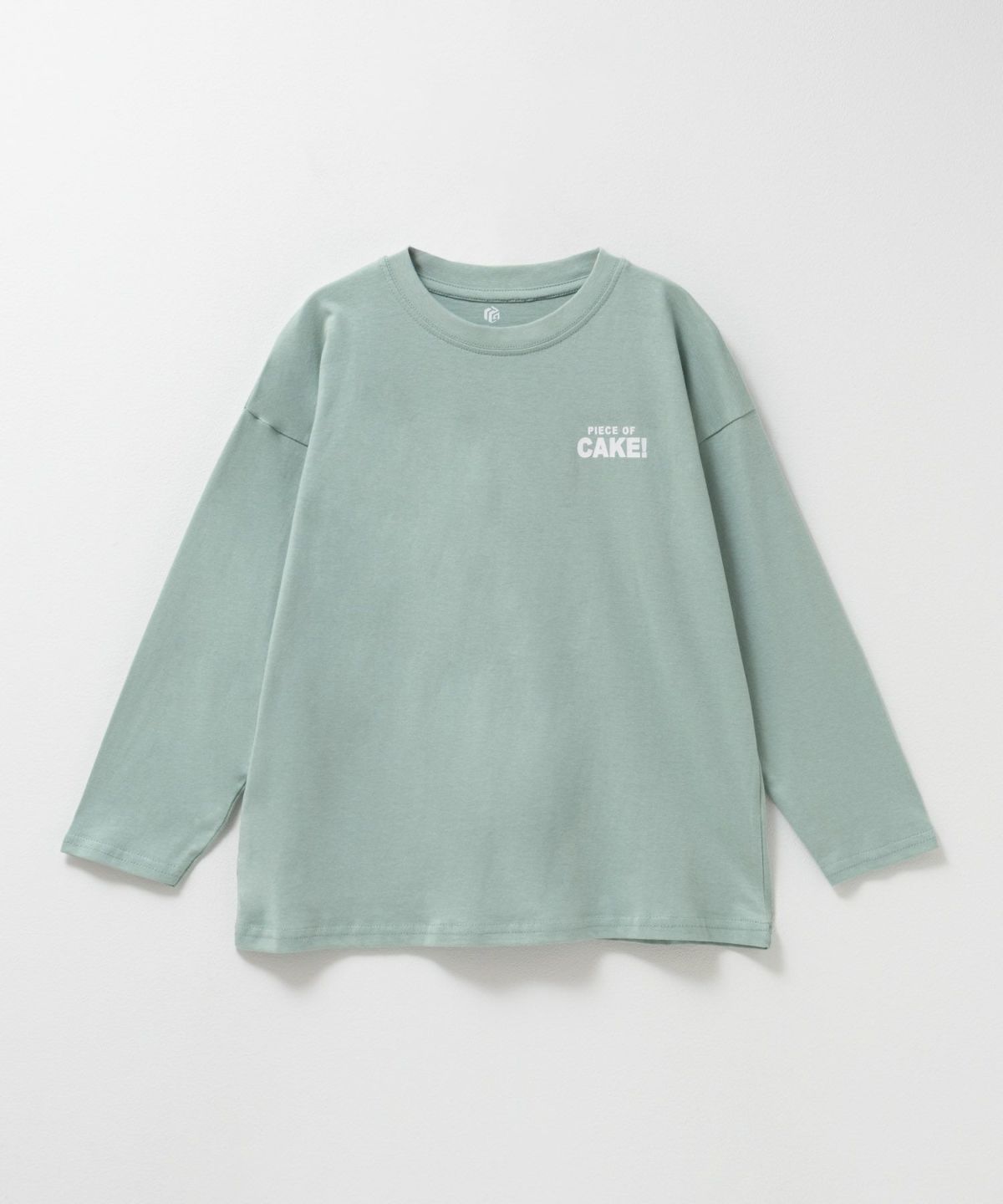 T-GRAPHICS デカロゴ長袖Tシャツ キッズ メール便 対応商品