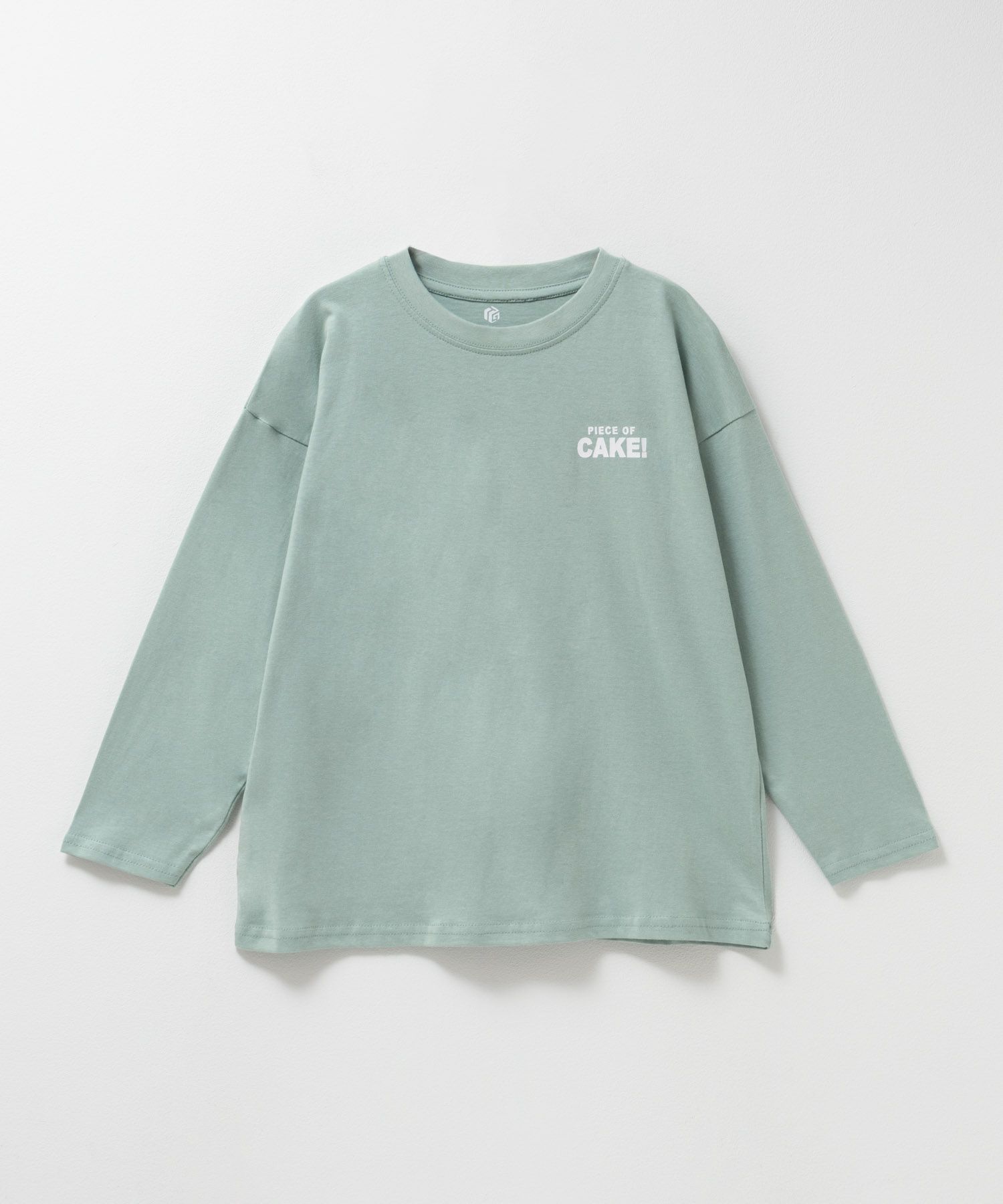T-GRAPHICS デカロゴ長袖Tシャツ キッズ メール便 対応商品