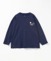 T-GRAPHICS アニマルアート長袖Tシャツ キッズ メール便 対応商品