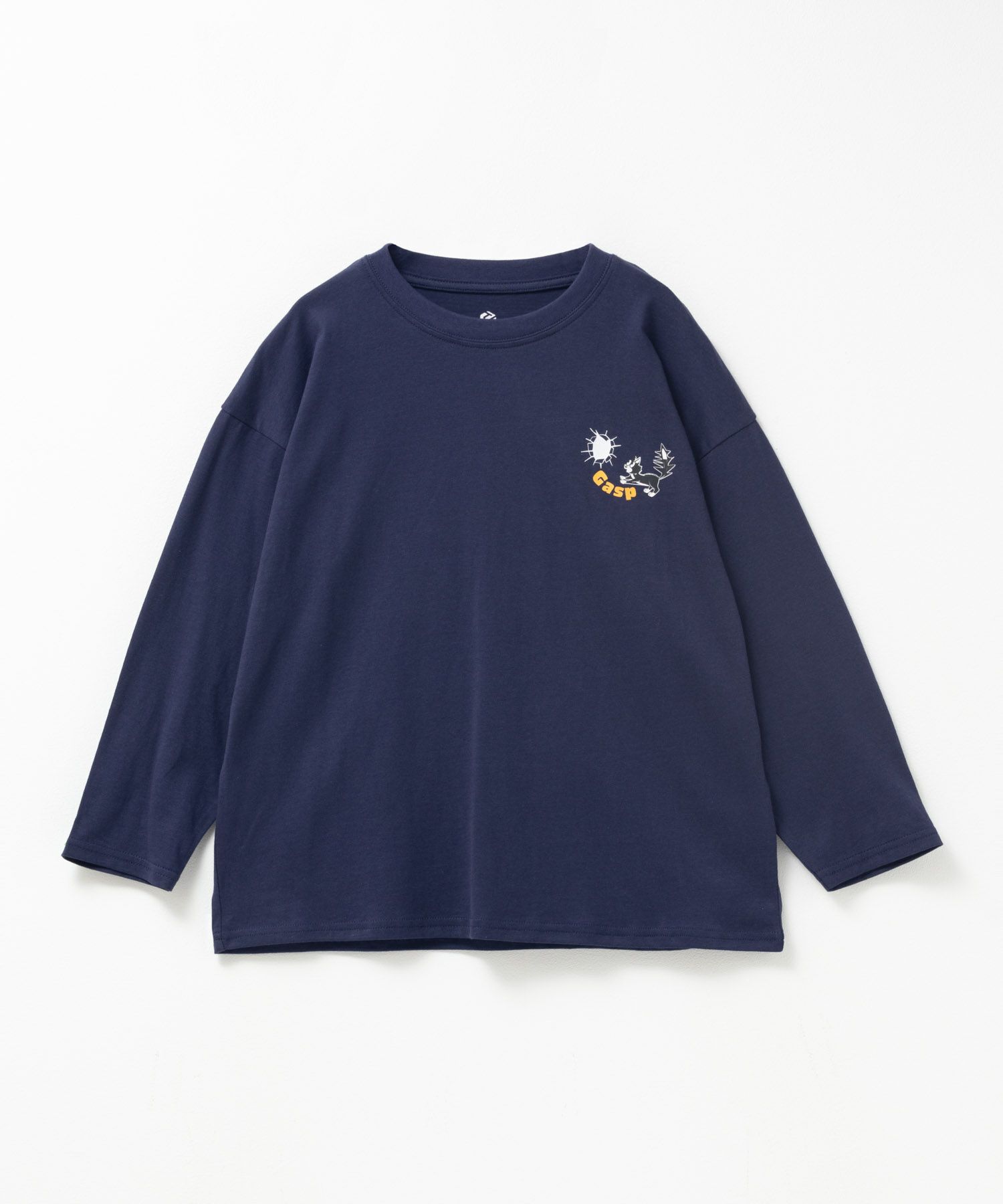 T-GRAPHICS アニマルアート長袖Tシャツ キッズ メール便 対応商品
