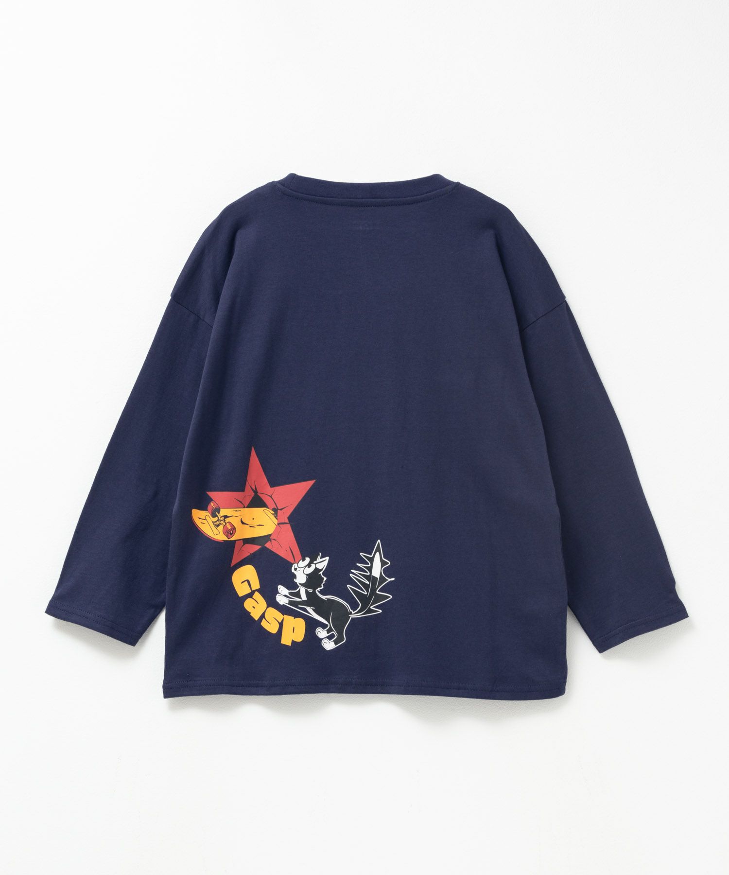 T-GRAPHICS アニマルアート長袖Tシャツ キッズ メール便 対応商品