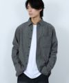 NAVY 無地フランネルシャツ メンズ