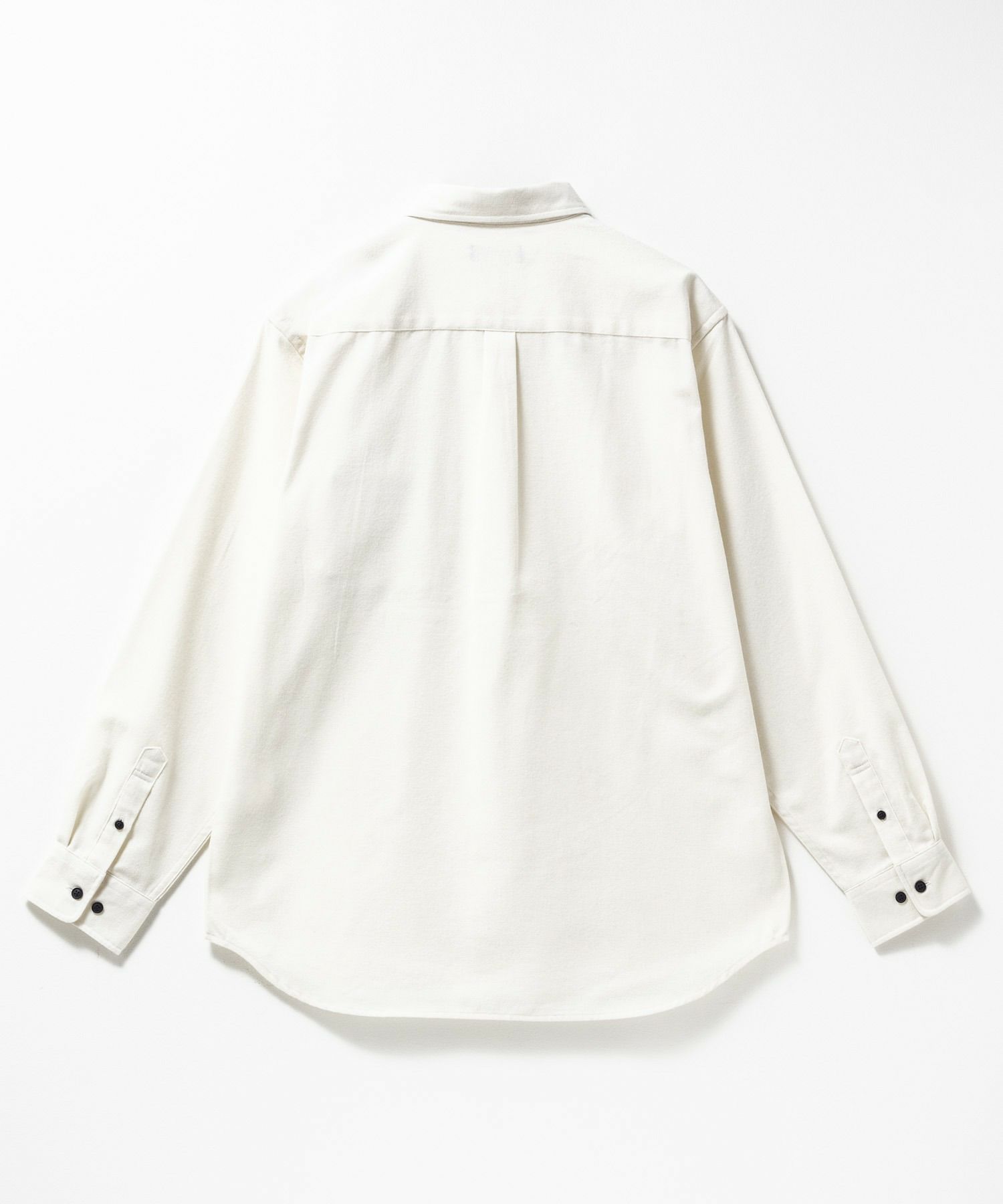 NAVY  無地フランネルシャツ メンズ商品サムネイル-15