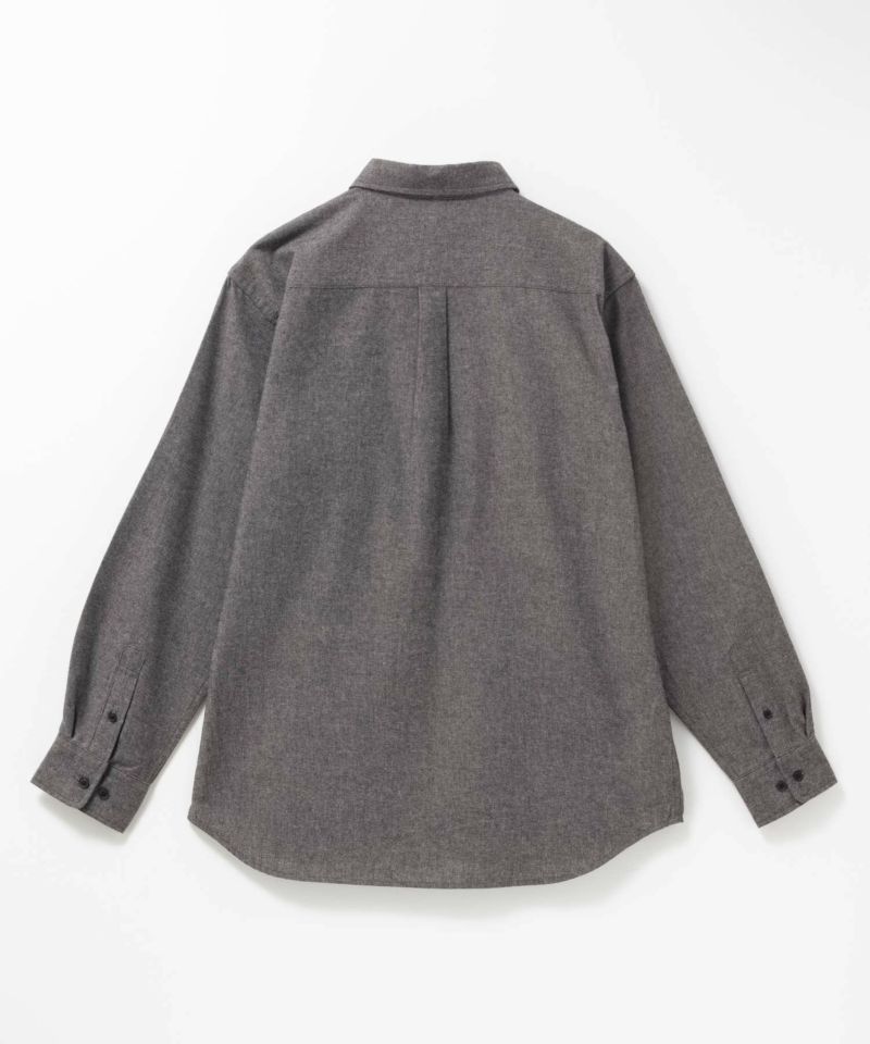 NAVY 無地フランネルシャツ メンズ商品画像-17