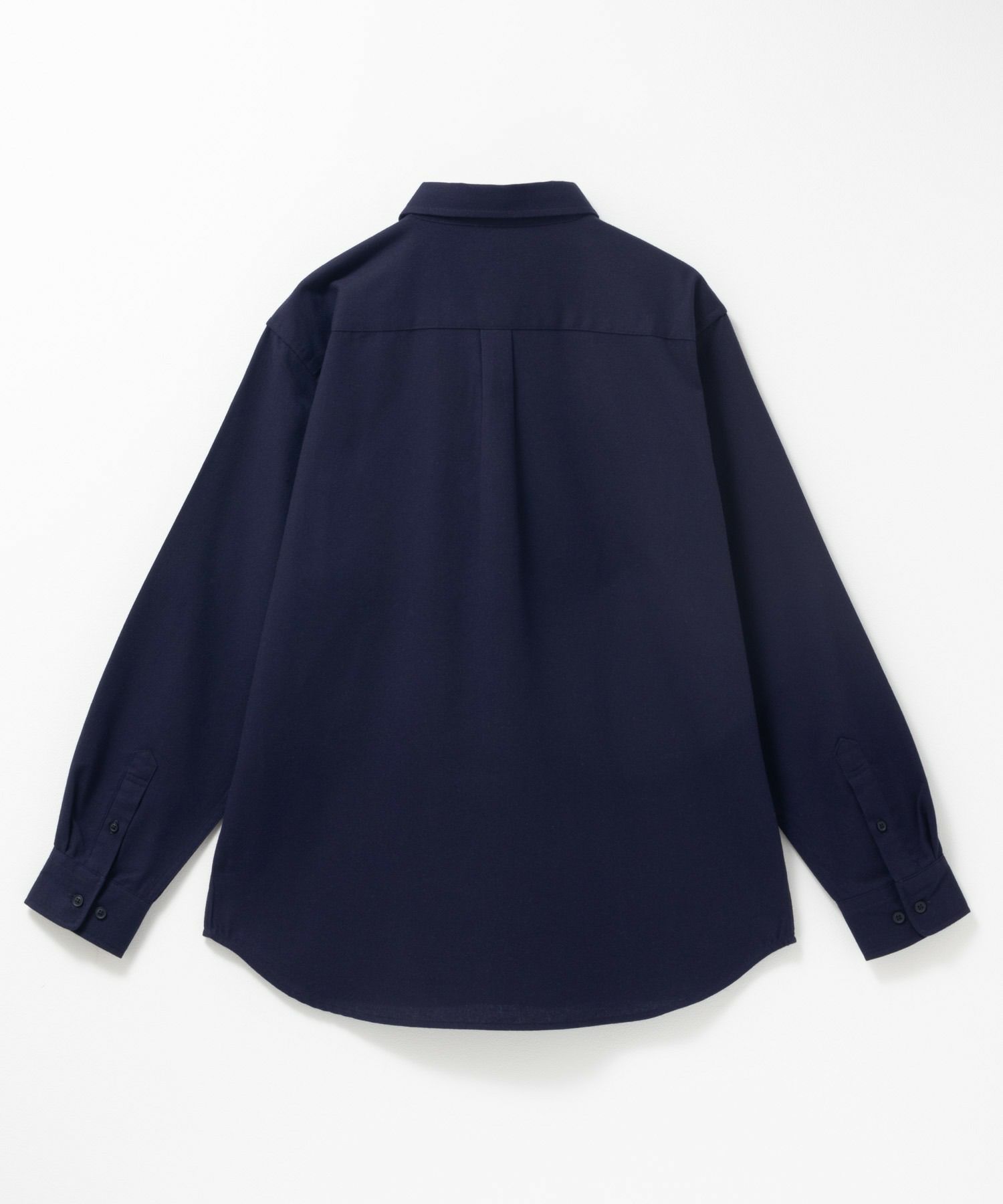 NAVY  無地フランネルシャツ メンズ商品サムネイル-21