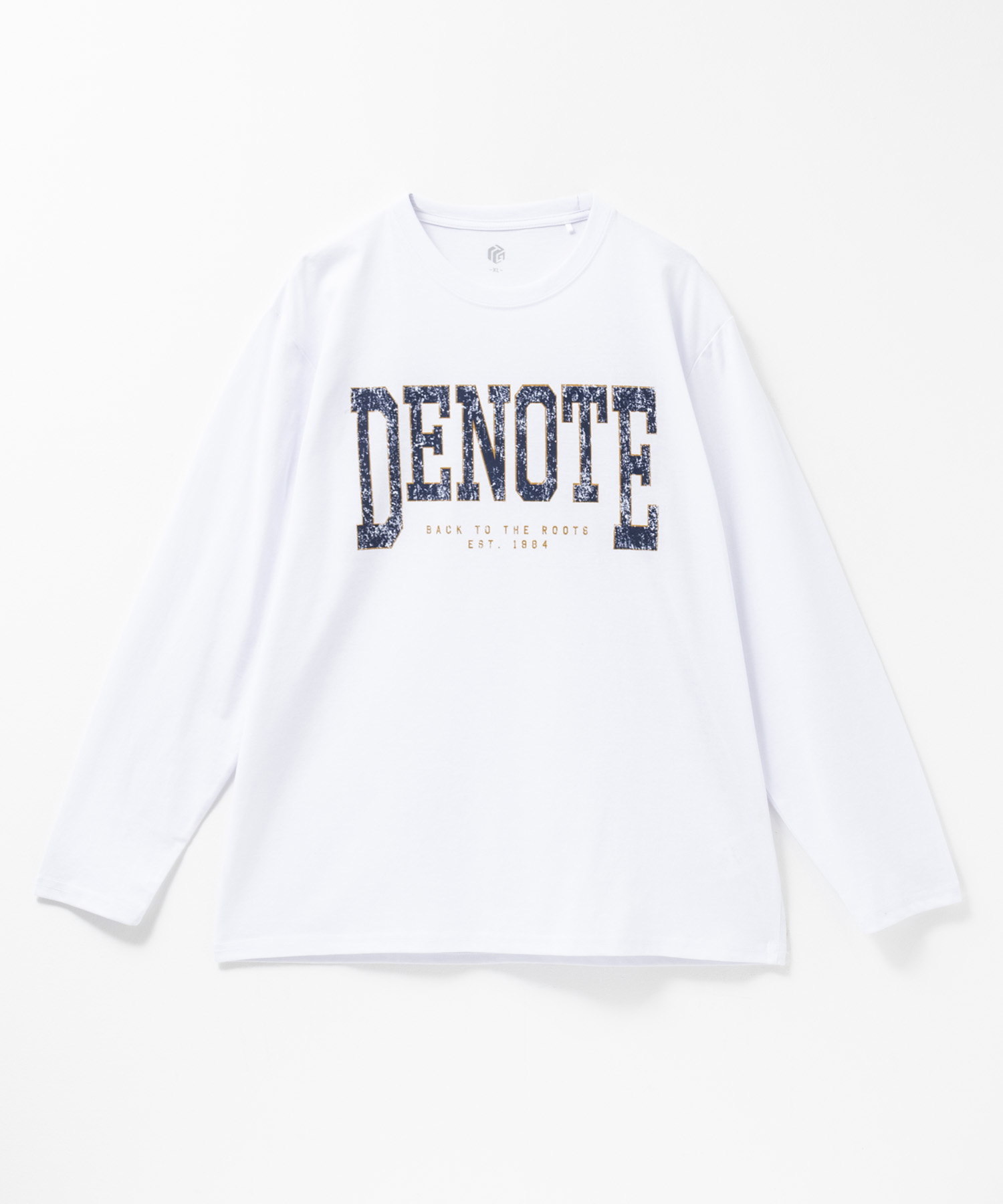 T-GRAPHICS ビッグロゴプリント長袖Tシャツ メンズ