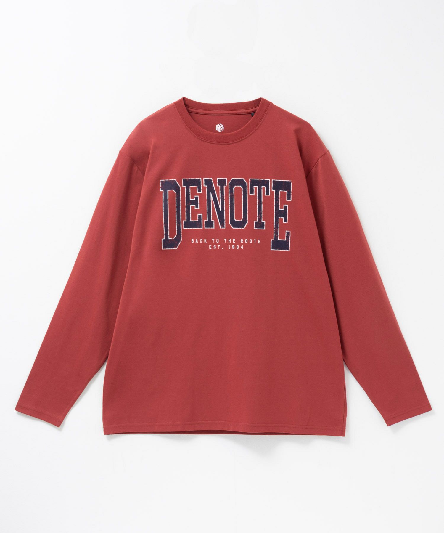 T-GRAPHICS ビッグロゴプリント長袖Tシャツ メンズ