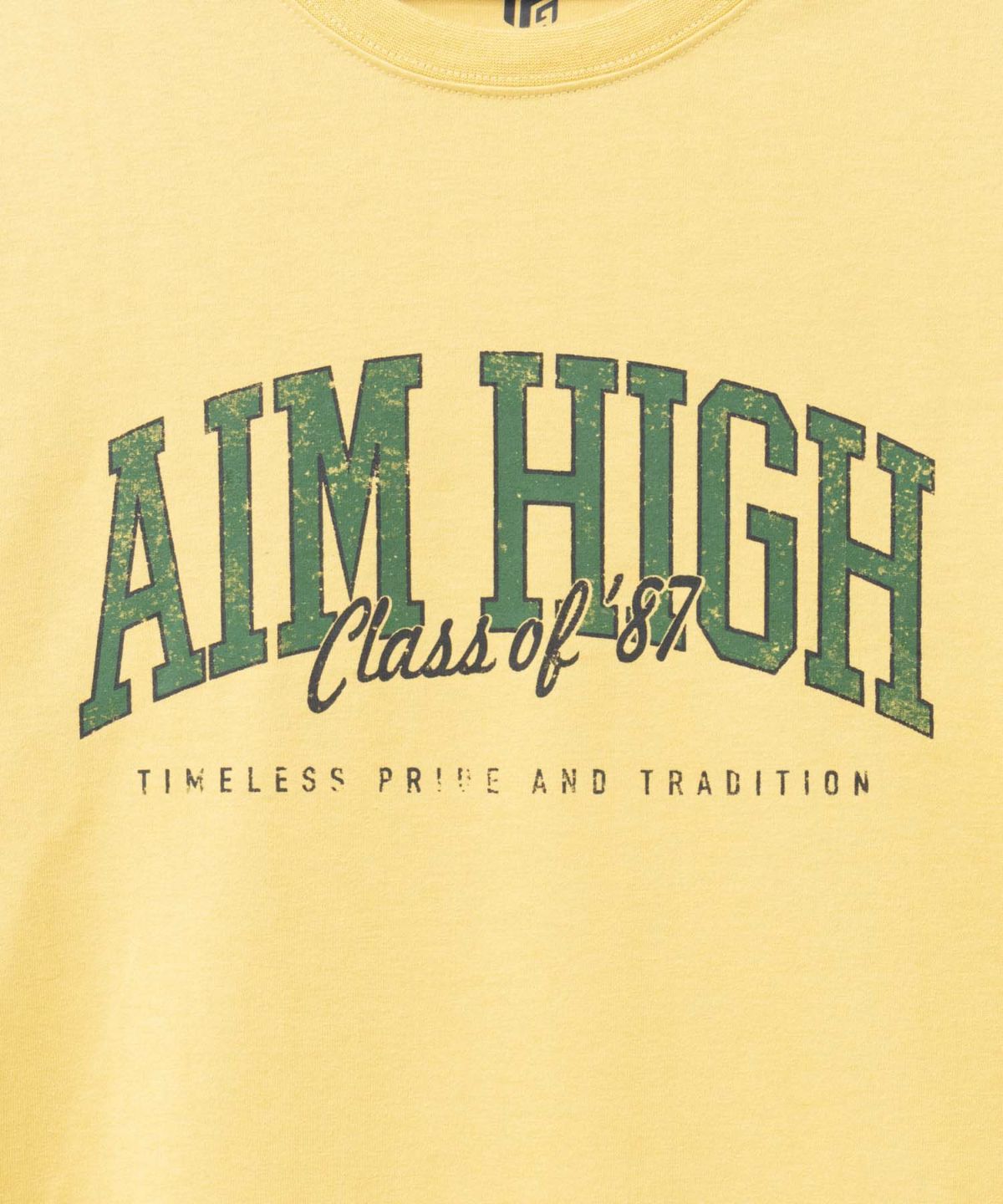 T-GRAPHICS ビッグロゴプリント長袖Tシャツ メンズ