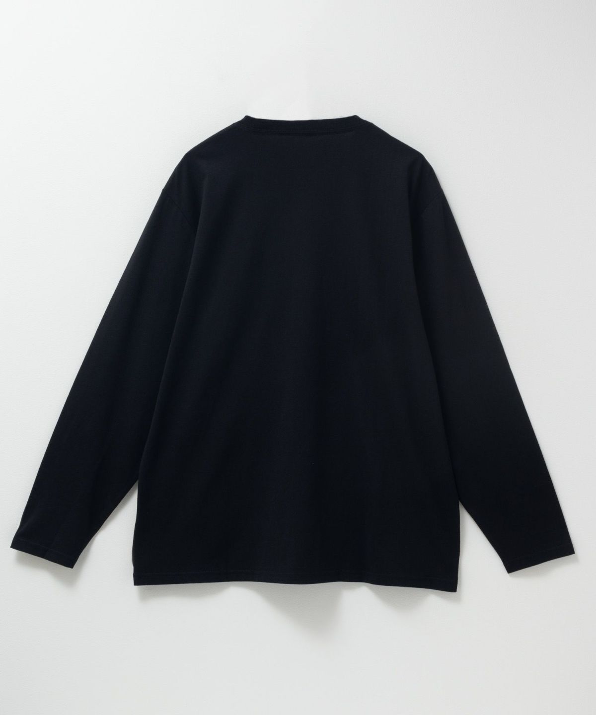 T-GRAPHICS ミリタリーロゴプリント長袖Tシャツ メンズ