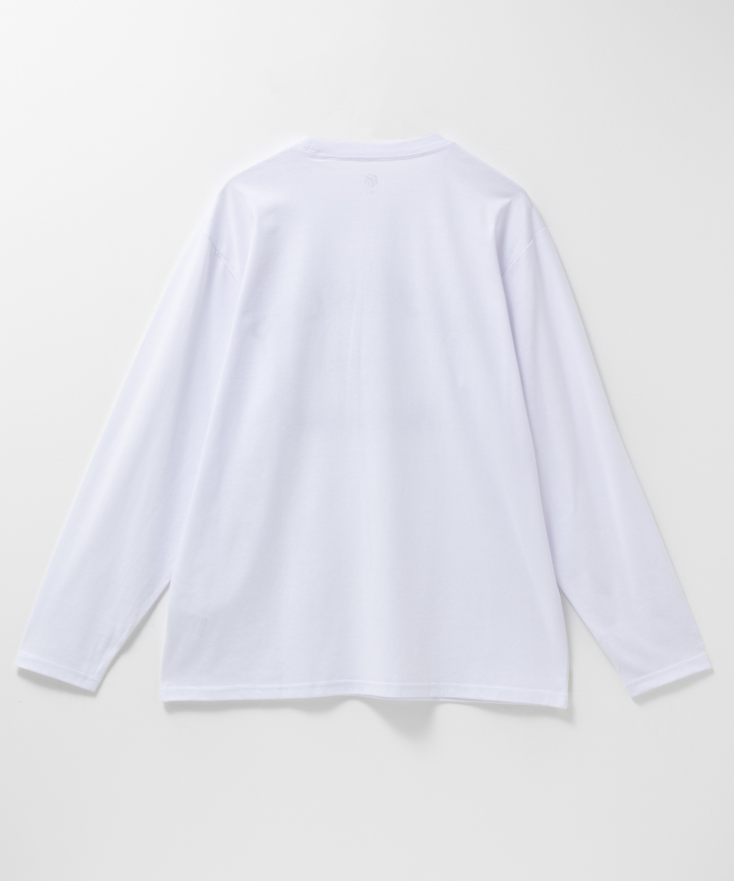 T-GRAPHICS ミリタリーロゴプリント長袖Tシャツ メンズ