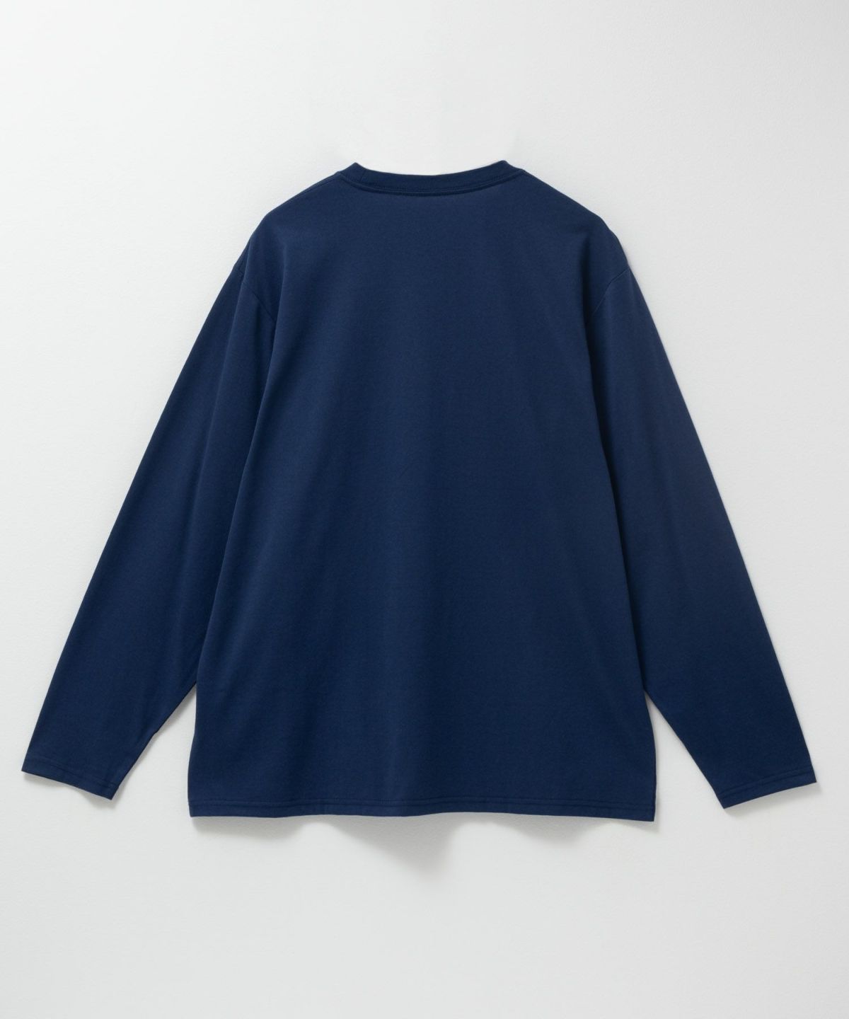 T-GRAPHICS ミリタリーロゴプリント長袖Tシャツ メンズ