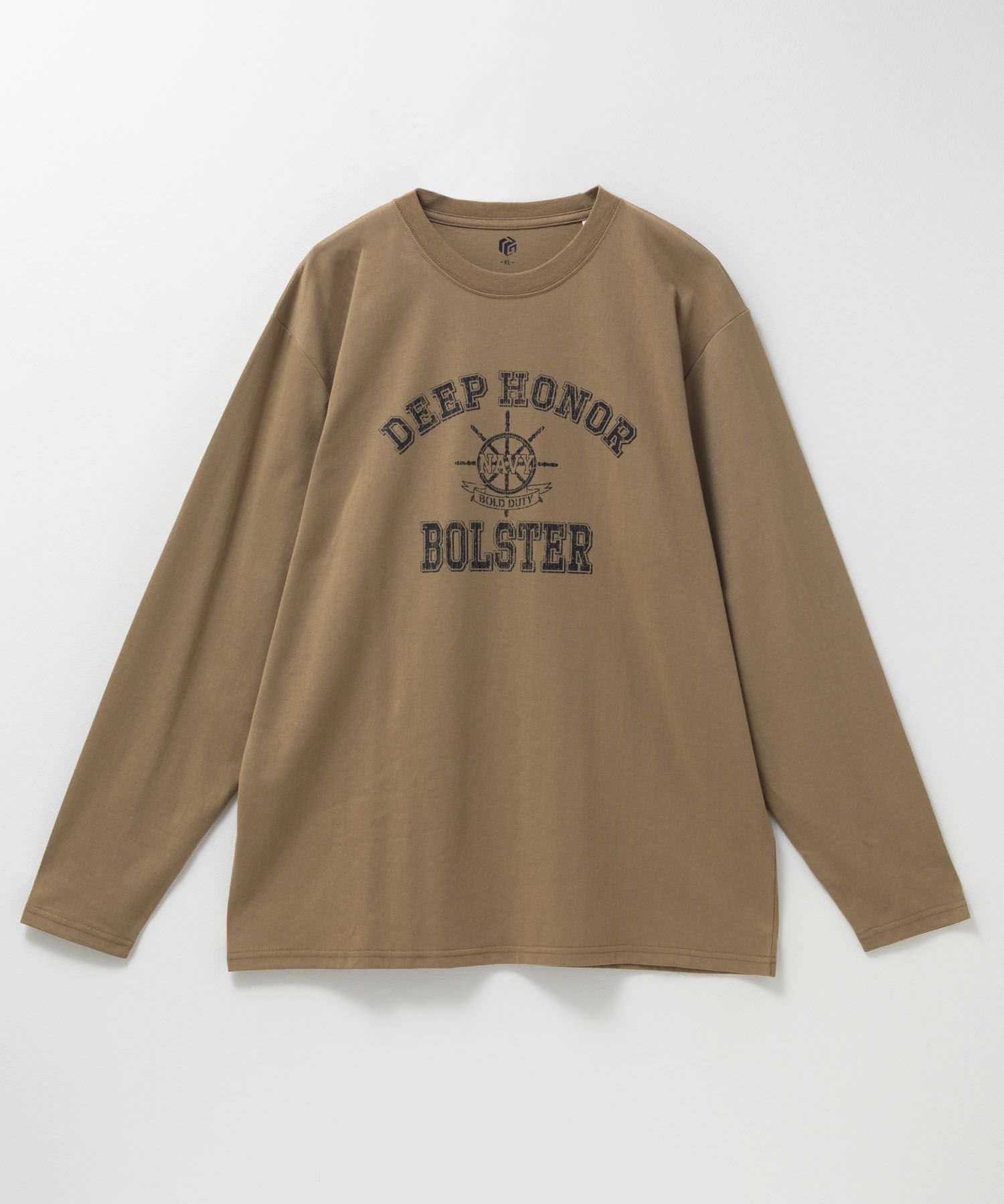 T-GRAPHICS  ミリタリーロゴプリント長袖Tシャツ メンズ商品画像-9