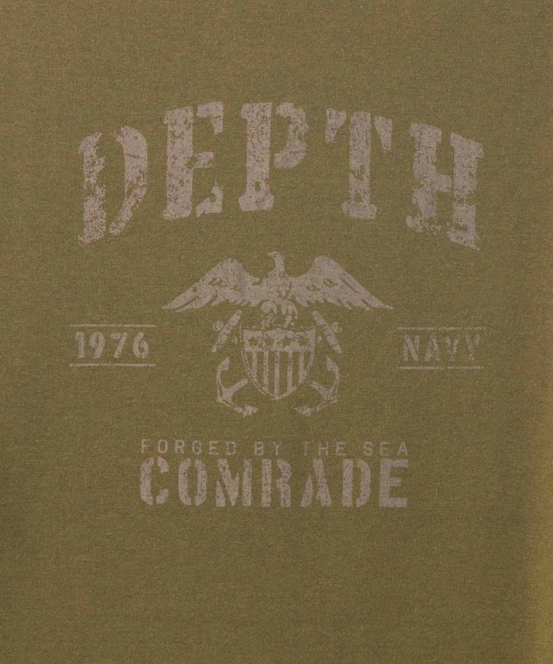 T-GRAPHICS  ミリタリーロゴプリント長袖Tシャツ メンズ商品画像-13