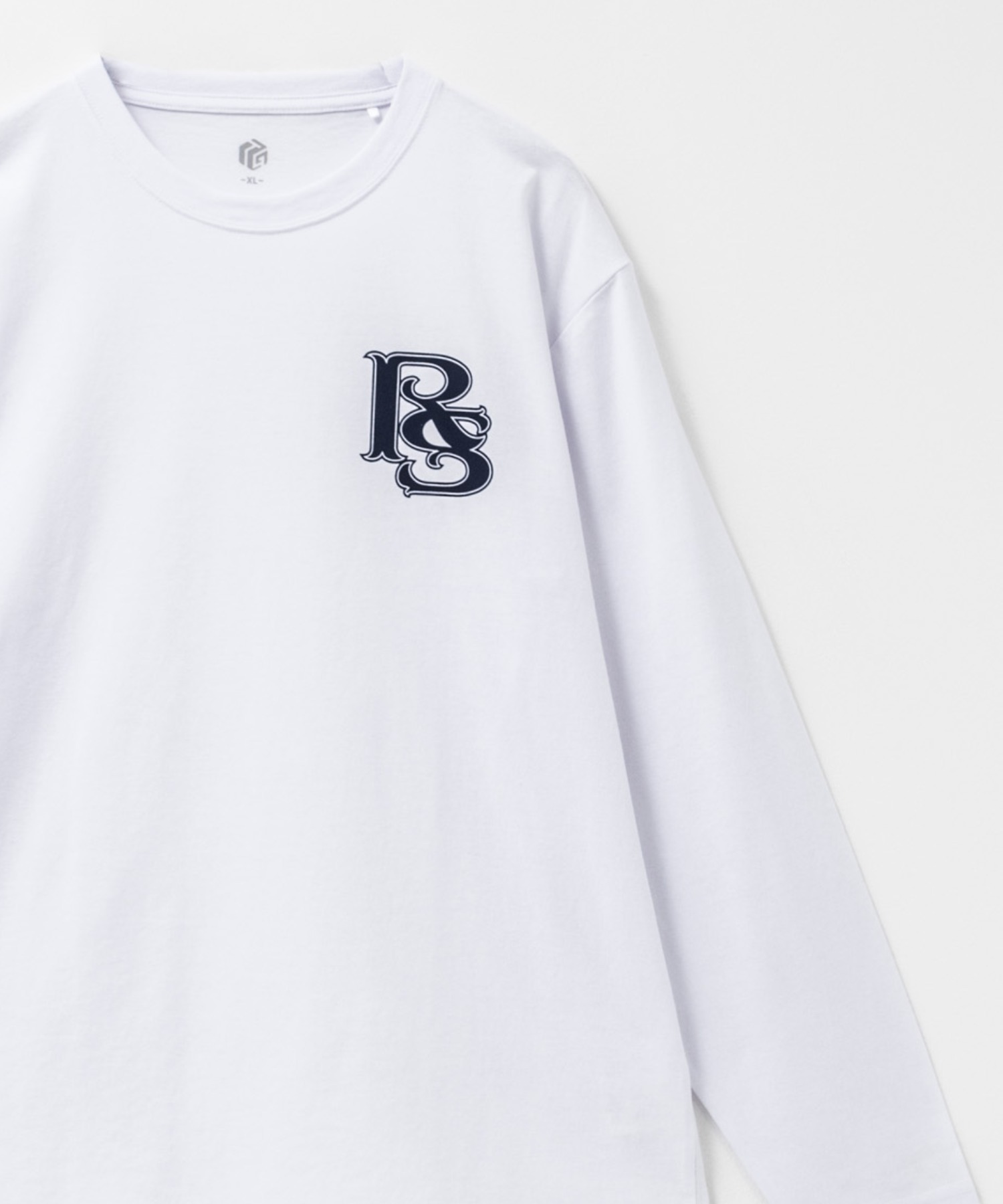 T-GRAPHICS チームロゴプリント長袖Tシャツ メンズ