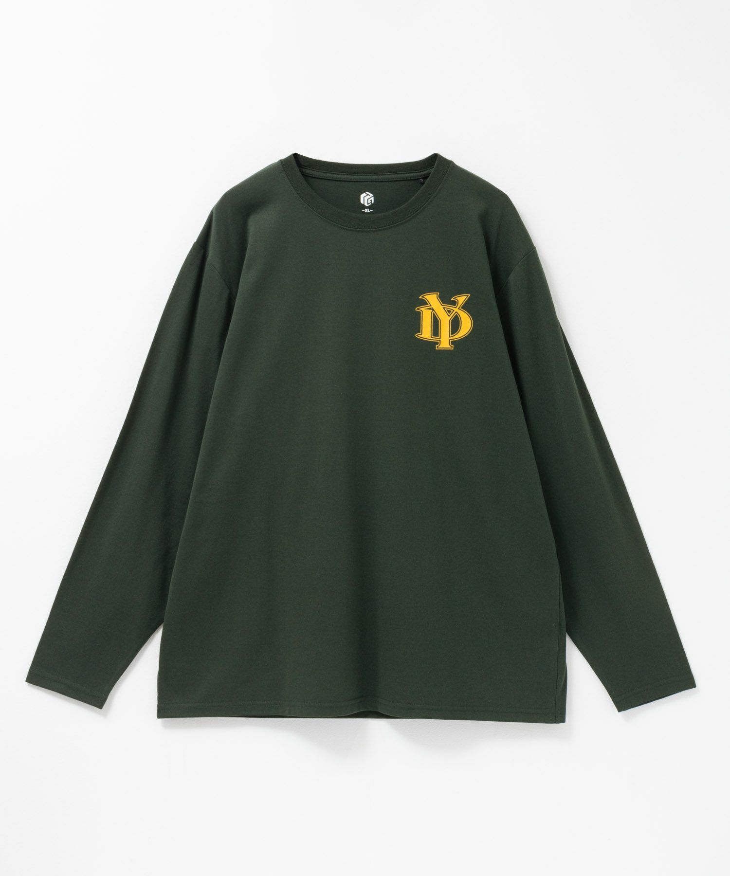 T-GRAPHICS チームロゴプリント長袖Tシャツ メンズ