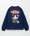 VISION STREET WEAR ゴースト発泡プリント長袖Tシャツ メンズ