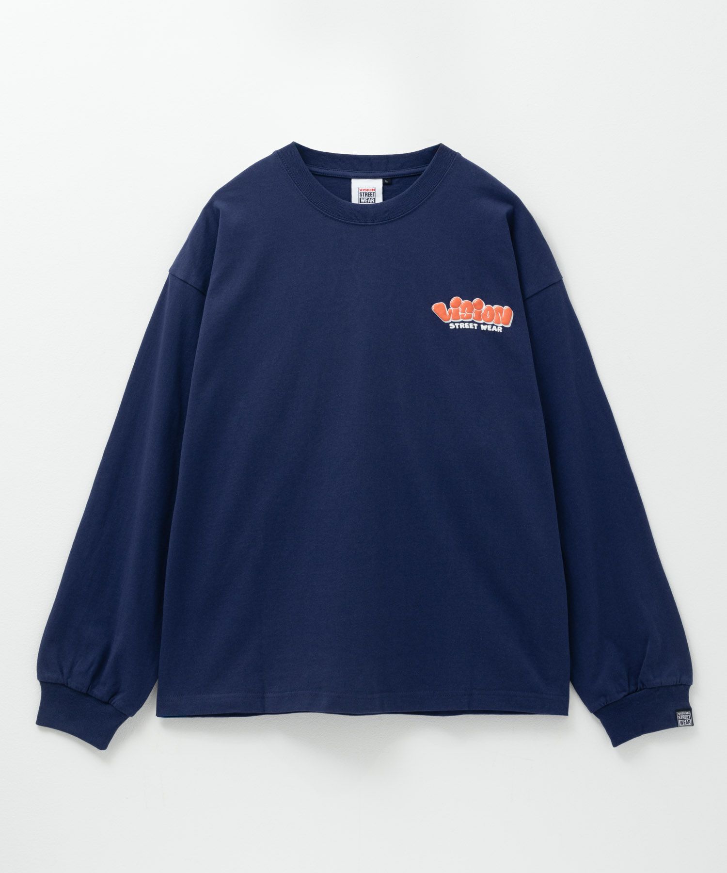 VISION STREET WEAR  ゴースト発泡プリント長袖Tシャツ メンズ商品サムネイル-6