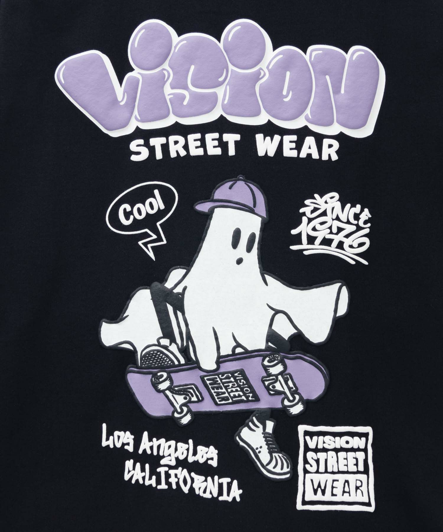 VISION STREET WEAR  ゴースト発泡プリント長袖Tシャツ メンズ商品サムネイル-10