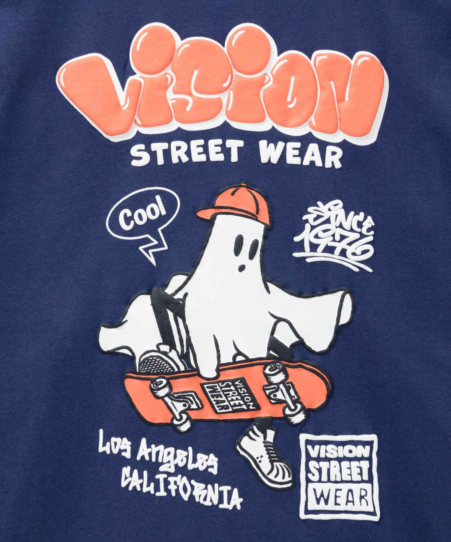 VISION STREET WEAR ゴースト発泡プリント長袖Tシャツ メンズ商品サムネイル-12