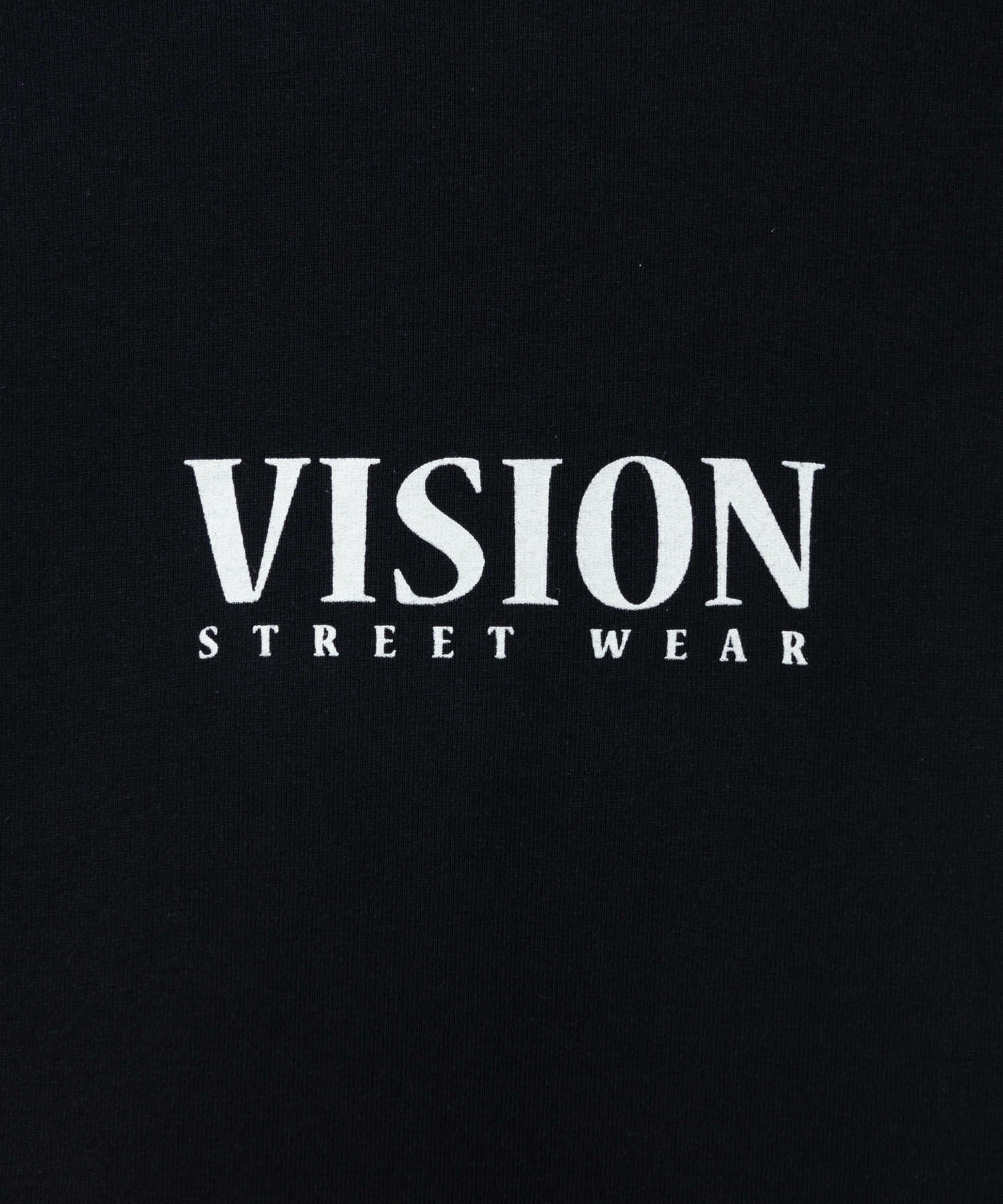 VISION STREET WEAR ベアーロゴプリント長袖Tシャツ メンズ