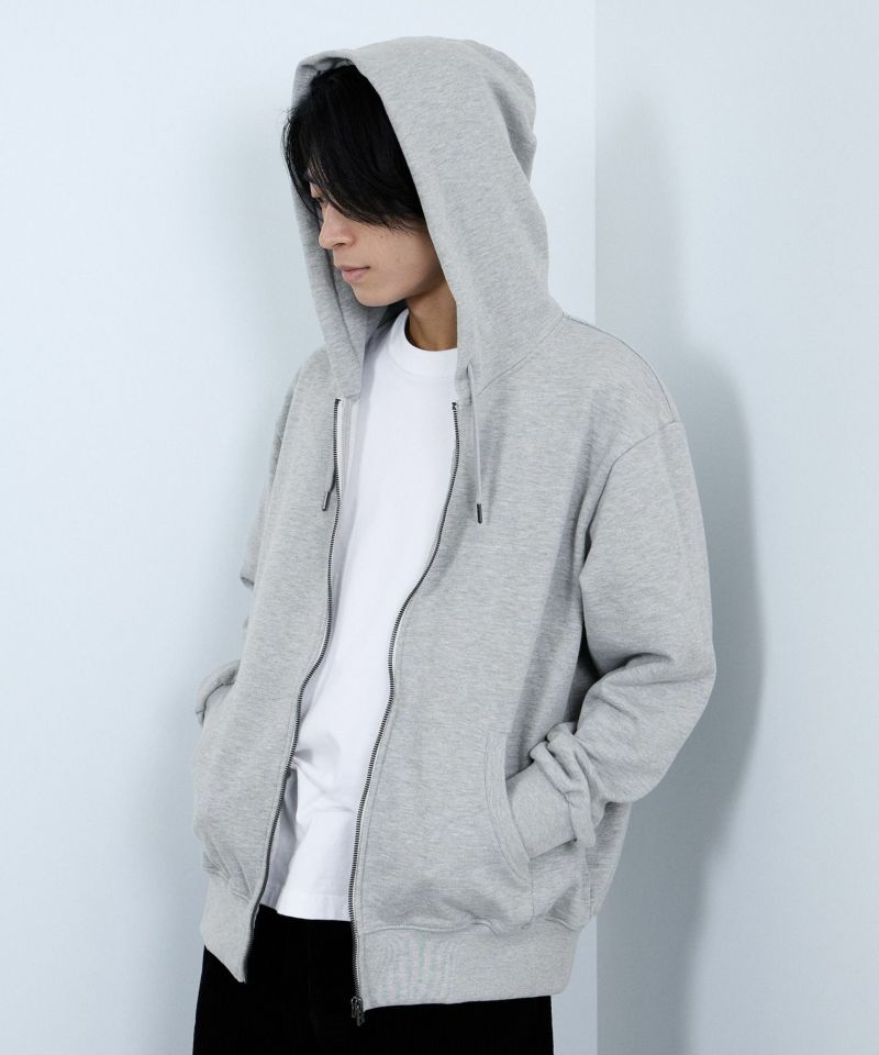 NAVY タフラク ヘビー裏毛ジップパーカー メンズ商品画像-1