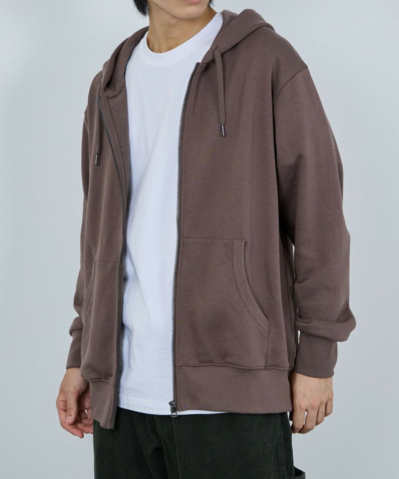 NAVY タフラク ヘビー裏毛ジップパーカー メンズ商品画像-5