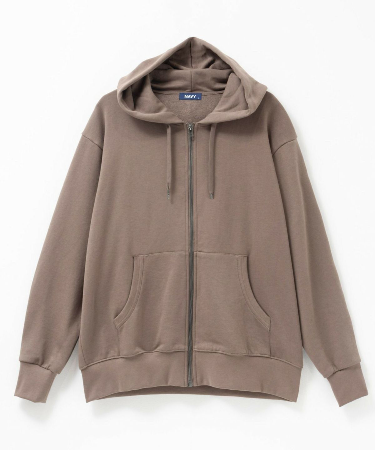 NAVY タフラク ヘビー裏毛ジップパーカー メンズ