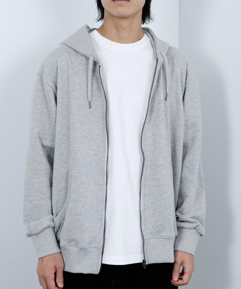 NAVY タフラク ヘビー裏毛ジップパーカー メンズ商品画像-6