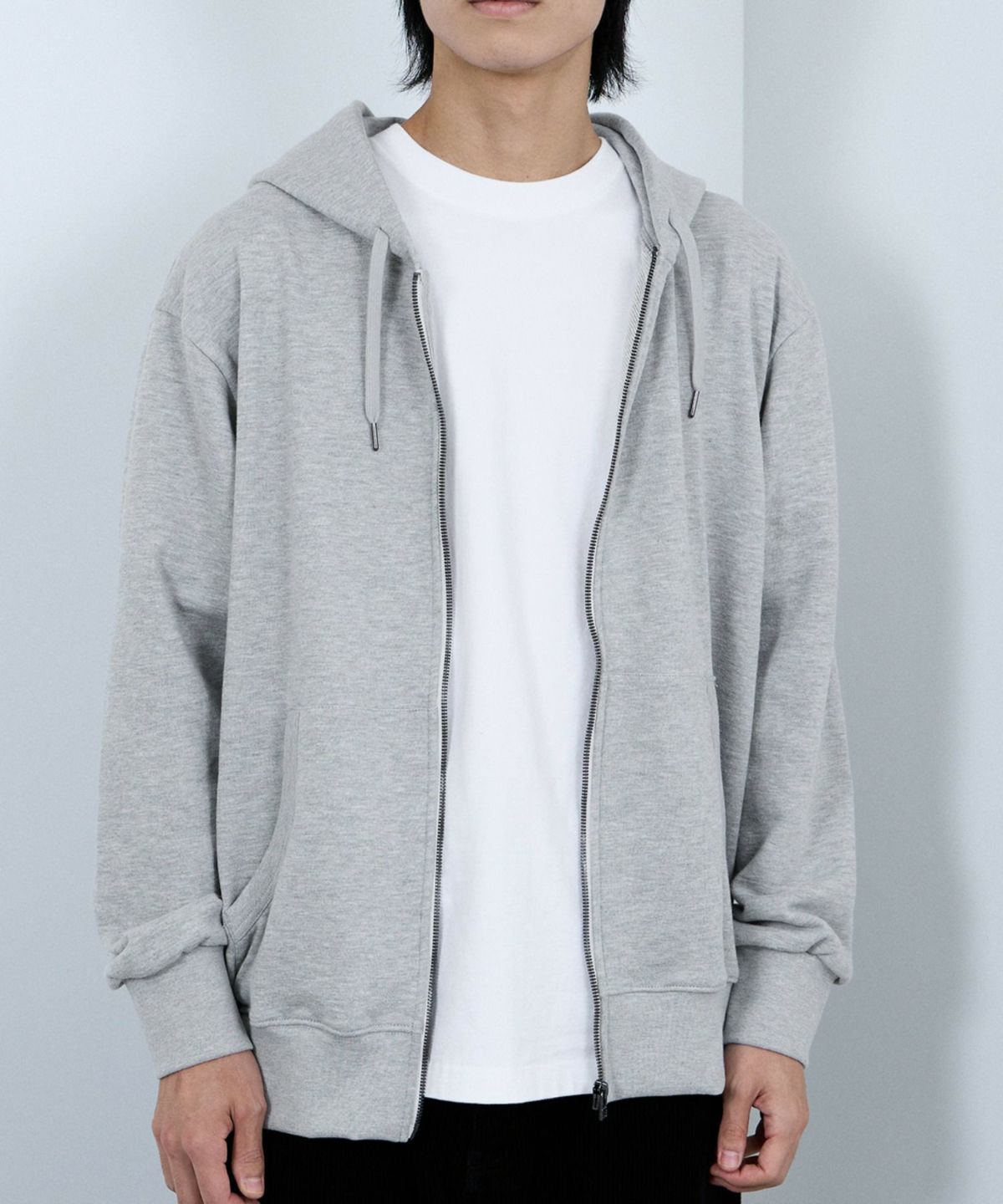 NAVY タフラク ヘビー裏毛ジップパーカー メンズ